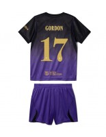 Barcelona Anthony Gordon #17 Venkovní dres pro děti 2026-27 Krátký Rukáv (+ trenýrky)